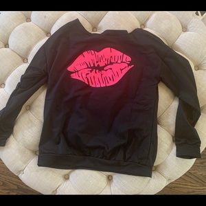 80’s style sweatshirt-NEW-never worm